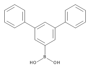 Structural formula of (3,5-Diphenylphenyl) boronic acid