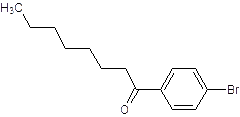 Structural formula of 1-Bromo-3-n-octanoylbenzene