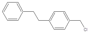Structural formula of 1-(4-Chloromethyl)-2-phenylethane